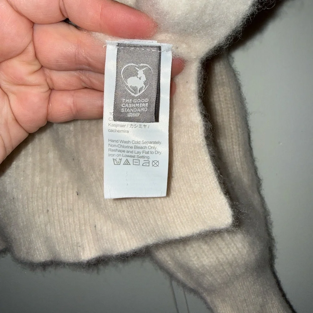 J. Crew Cream V-Neck Sweater - Picture 5 of 6